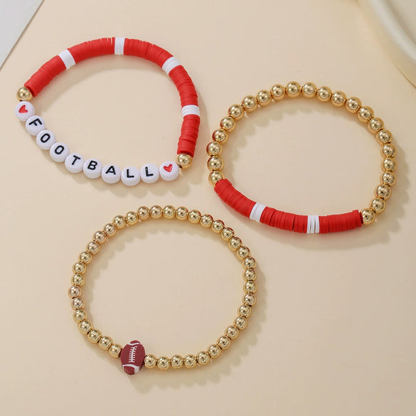 Beaded Jewelry Soft Clay Handmade Alphabet Beads Ball Games Design