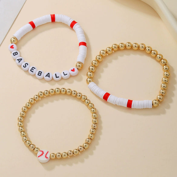 Beaded Jewelry Soft Clay Handmade Alphabet Beads Ball Games Design