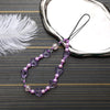 Beaded Mobile Phone Chain Lanyard Key Chain Pendant Handmade With Heart Pattern
