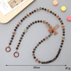 Beaded Mobile Phone Lanyard Bag Keychain Pendant Accessories With Cross And Bow Pattern Handmade