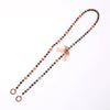 Beaded Mobile Phone Lanyard Bag Keychain Pendant Accessories With Cross And Bow Pattern Handmade