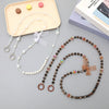 Beaded Mobile Phone Lanyard Bag Keychain Pendant Accessories With Cross And Bow Pattern Handmade