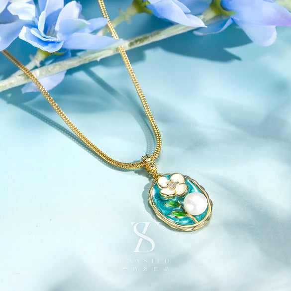 Beaded Necklace For Women Colorful Light Luxury Niche Bohemian Style Nonfading