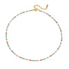 Beaded Necklace Stainless Steel Electroplating Women's Light Luxury Niche Jewelry Clavicle Chain