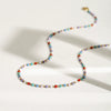 Beaded Necklace Stainless Steel Electroplating Women's Light Luxury Niche Jewelry Clavicle Chain