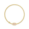 Beaded Resin Love Stretch Bracelet With Heart Shape For Women