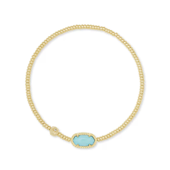 Beaded Resin Love Stretch Bracelet With Heart Shape For Women