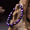 Beaded Woven Bracelet Tiger Eye Stone Black Agate Geometric Handmade For Men And Women