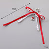Beads Pearl Ribbon Bow Keychain Pendant Jewelry Purely Handmade