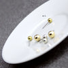 Beanie Earrings Alloy Imitation Platinum Dropshaped Electroplating