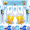 Beer Festival Party Decorations With Round Latex Balloons And Flag Banner Celebration Supplies Set