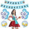 Beer Festival Party Decorations With Round Latex Balloons And Flag Banner Celebration Supplies Set