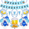 Beer Festival Party Decorations With Round Latex Balloons And Flag Banner Celebration Supplies Set