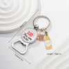 Beer Keychain Pendant Bottle Opener Metal Zinc Alloy Key Ring