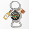 Beer Keychain Pendant Bottle Opener Metal Zinc Alloy Key Ring