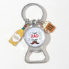 Beer Keychain Pendant Bottle Opener Metal Zinc Alloy Key Ring