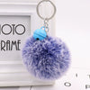 Bell Fur Ball Plush Keychain Pendant For Wholesale