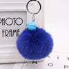 Bell Fur Ball Plush Keychain Pendant For Wholesale