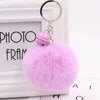 Bell Fur Ball Plush Keychain Pendant For Wholesale