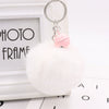 Bell Fur Ball Plush Keychain Pendant For Wholesale