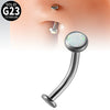 Belly Button Ring And Eyebrow Nail G23 Titanium Alloy Ushaped Human Body Puncture Jewelry Unisex Fashion