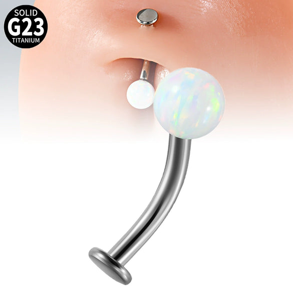 Belly Button Ring And Eyebrow Nail G23 Titanium Alloy Ushaped Human Body Puncture Jewelry Unisex Fashion