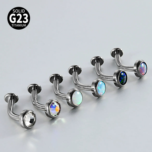 Belly Button Ring And Eyebrow Nail G23 Titanium Alloy Ushaped Human Body Puncture Jewelry Unisex Fashion