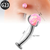 Belly Button Ring And Eyebrow Nail G23 Titanium Alloy Ushaped Human Body Puncture Jewelry Unisex Fashion