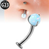 Belly Button Ring And Eyebrow Nail G23 Titanium Alloy Ushaped Human Body Puncture Jewelry Unisex Fashion