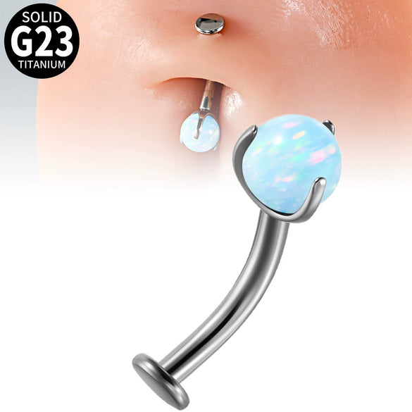 Belly Button Ring And Eyebrow Nail G23 Titanium Alloy Ushaped Human Body Puncture Jewelry Unisex Fashion