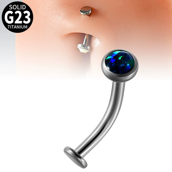 Belly Button Ring And Eyebrow Nail G23 Titanium Alloy Ushaped Human Body Puncture Jewelry Unisex Fashion