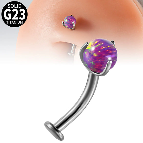 Belly Button Ring And Eyebrow Nail G23 Titanium Alloy Ushaped Human Body Puncture Jewelry Unisex Fashion