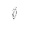 Belly Button Ring Stainless Steel Copper Inlaid Zircon Constellation Electroplating Heart Shaped Water Drop Style For Women