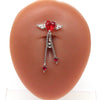 Belly Button Ring Stainless Steel Heartshaped Butterfly Bee Wings Bow Electroplated Unisex Body Puncture Jewelry