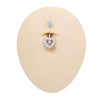 Belly Button Ring Zinc Alloy Heart Shape Human Body Piercing