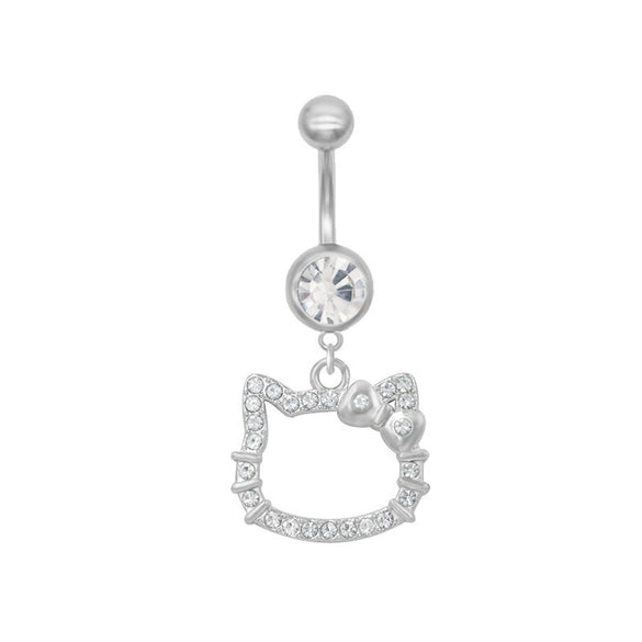Belly Button Ring Zinc Alloy Heart Shape Unisex Alien Style