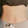 Belly Button Ring Zinc Alloy Heart Shape Unisex Puncture Jewelry
