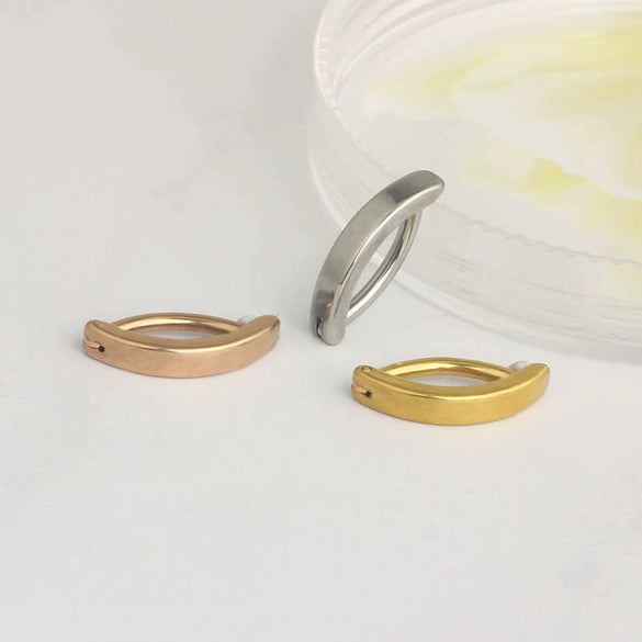 Belly Ring Stainless Steel Geometric Simple Style Electroplated