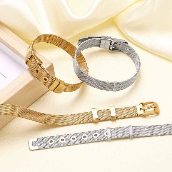 Belt Strap Accessories Bracelet Copper Geometric Minimalist Electroplated For Women