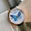 Belt Watch Alloy Case Imitation Leather Strap Round Dial Vintage Artistic Style
