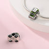 Bicycle Camera Beaded Hanging Beads Diy Accessories Bracelet 925 Silver Plated Dripping Oil Style
