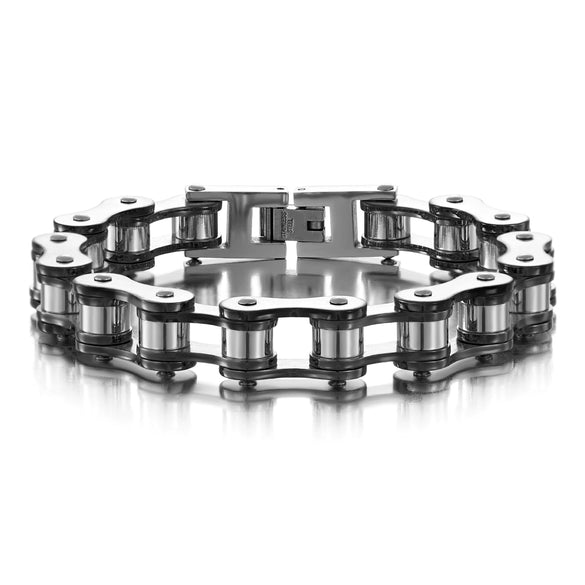 Bicycle Chain Bracelet Titanium Steel Geometric Men's Electroplated Personality Rock Style