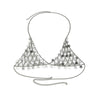 Bikini Accessories Handmade Plastic Resin Star Sequins Chest Chain For Women