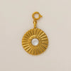 Bikini Buckle Pendant Necklace Stainless Steel Geometric Electroplated
