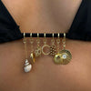 Bikini Buckle Pendant Necklace Stainless Steel Geometric Electroplated