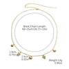Bikini Navel Waist Chain Metal Multi Layer Pearl All Match Style