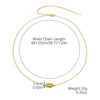 Bikini Navel Waist Chain Metal Multi Layer Pearl All Match Style