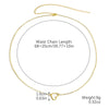Bikini Navel Waist Chain Metal Multi Layer Pearl All Match Style