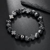 Billiards Bracelet Stone Alloy Geometric Cross Enamel Handmade Unisex