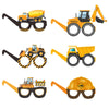 Birthday Cute Modern Style Excavator Paper Party Festival Glasses